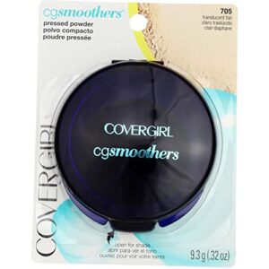 covergirl smoothers pressed powder, translucent fair .32 oz (9.3 g) (packaging may vary)