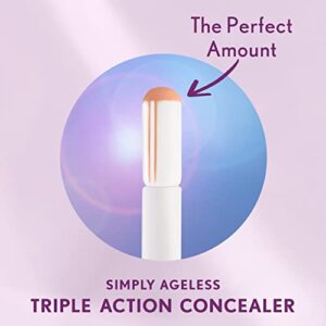 COVERGIRL Simply Ageless Triple Action Concealer, Toasted Almond, Pack of 1