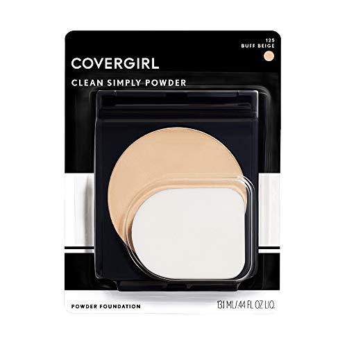 COVERGIRL Clean Simply Powder Foundation, Buff Beige , 0.44 Fl Oz (Pack of 1)