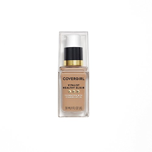 COVERGIRL Vitalist Healthy Elixir Foundation, Creamy Beige 750, 1 Ounce (packaging may vary)