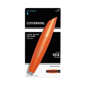 COVERGIRL Lash Blast Volume Waterproof Mascara, Very Black, Boosting, 0.44 Fl Oz, Mascara, Black Mascara, Mascara for Volume, Volume Mascara, Waterproof Mascara, Full Lashes, Hypoallergenic Mascara