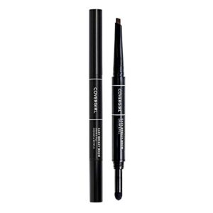 covergirl easy breezy brow draw and fill brow tool, soft brown