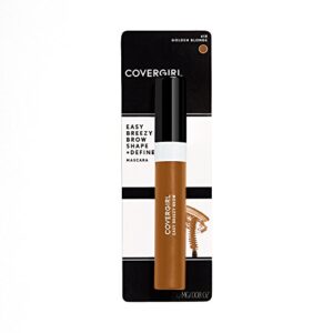 COVERGIRL Easy Breezy Brow Shape & Define Eyebrow Mascara, Golden Blonde, 0.3 Fluid Ounce (packaging may vary)