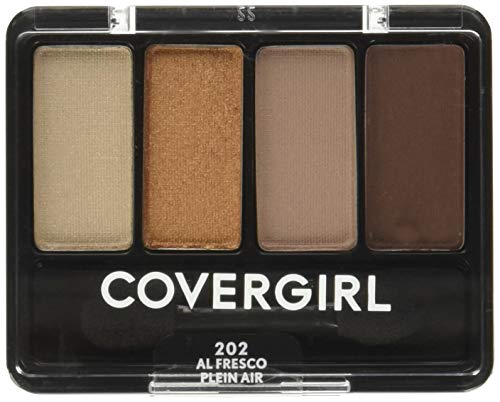 COVERGIRL Eye Enhancers Eyeshadow Kit, Al Fresco, 4 Colors