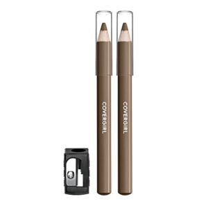 covergirl easy breezy brow fill and define pencil, brown, 0.06 ounce