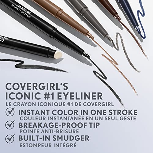 COVERGIRL Perfect Point Plus Eyeliner – Eyeliner Pencil - Toffee, 230mg (0.008 oz)