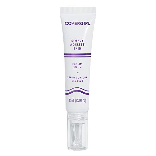 COVERGIRL Simply Ageless Skin Eye Lift Serum, Reduces Wrinkles, 1 Pack, 0.92 Oz ,Serum, Face Serum, Skin Tightening Serum, Anti-Wrinkle Serum, Tighter Skin, Instantly Youthful, Works Well With Makeup