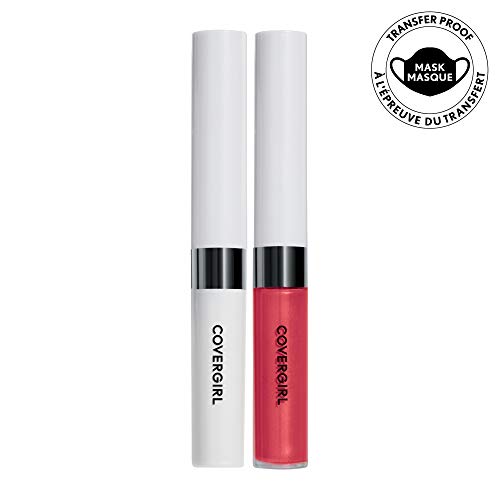 COVERGIRL Outlast All-Day Lip Color Custom Coral .13 Fl Oz (4.2 ml) (Packaging may vary), 2 Count