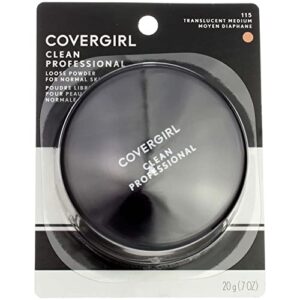 cover girl 44230 115tranmd transluscent medium professional loose powder