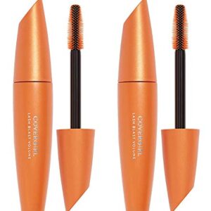 Covergirl Lash Blast Volume Waterproof Mascara, Volumizing Mascara, Black, Pack of 2