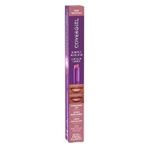 COVERGIRL Simply Ageless Lip Flip Liner, Precious Mauve, Pack of 1