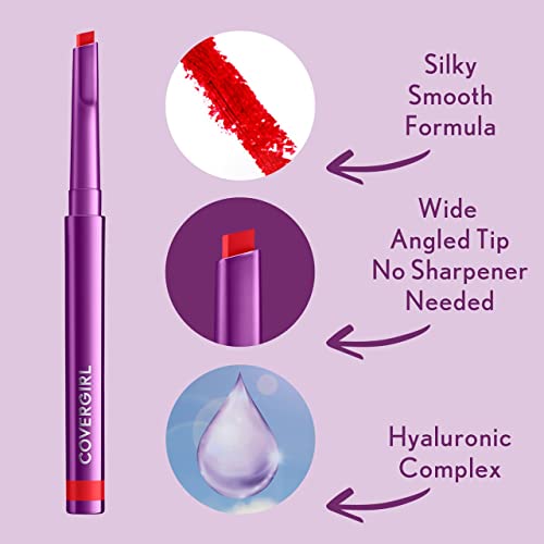 COVERGIRL Simply Ageless Lip Flip Liner, Precious Mauve, Pack of 1