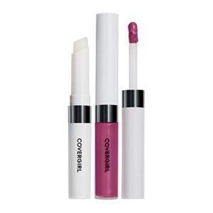 covergirl outlast all-day lip color custom reds, unique burgundy , 2 piece set
