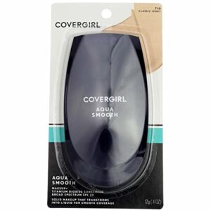 covergirl smoothers aquasmooth classic ivory 710 compact foundation — 2 per case.