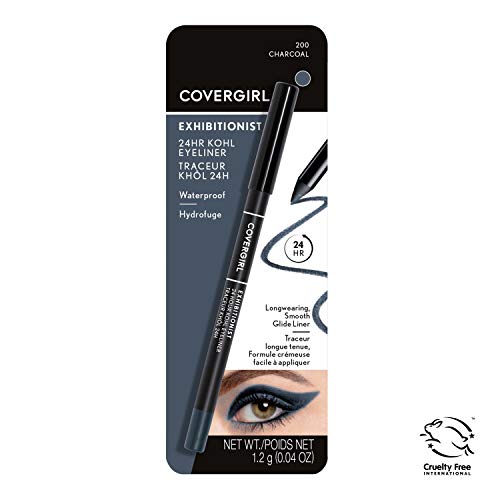 COVERGIRL Exhibitionist 24-Hour Kohl Eyeliner, Charcoal, 0.04 Ounce