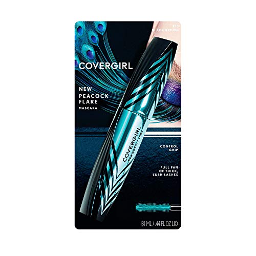 COVERGIRL Peacock Flare Mascara, Black/Brown, 0.3 Ounce (packaging may vary)
