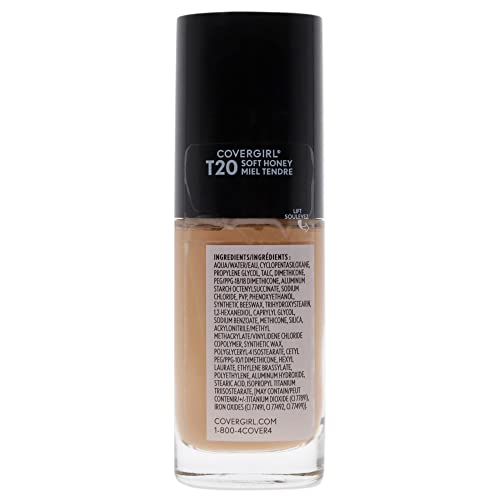 COVERGIRL TruBlend Matte Made Liquid Foundation, Soft Honey, 1 Fl Oz (Pack of 1)