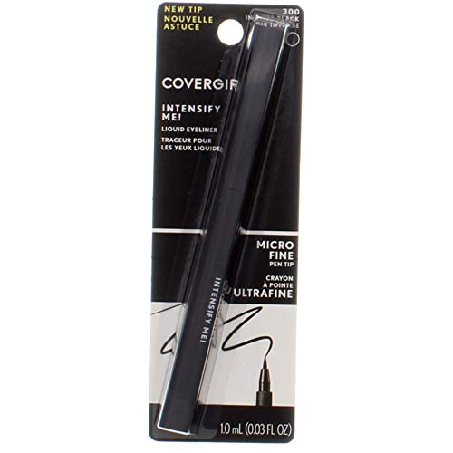 COVERGIRL Intensify Me Liquid Foundation Makeup Liner, Intense Black/300, 0.034 Ounce