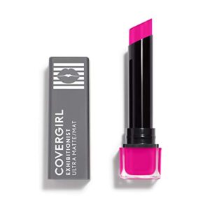 covergirl exhibitionist ultra matte lipstick, wink wink, pack of 1