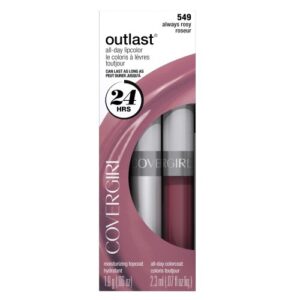 covergirl outlast all day two-step lipcolor always rosy 549, 0.13 oz