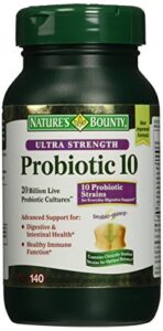 nature’s bounty ultra strength probiotic 10 140 capsules – new improved formula