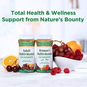 Nature's Bounty Adult Multivitamin, Vitamin Supplement, Daily Nutritional Needs, Fruit Flavor, 75 Count