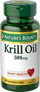 nature’s bounty krill-500 mg oil, 30 softgels