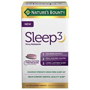 nature’s bounty sleep 3-120 tablets