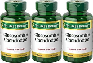 nature’s bounty glucosamine chondroitin complex, 110 count (pack of 3)