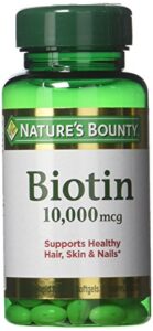 nature’s bounty biotin 10,000 mcg, rapid release softgels 120 each