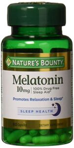 nature’s bounty maximum strength melatonin 10mg capsules, 60 ct (pack of 2)