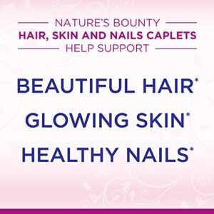 Nature's Bounty Optimal Solutions Hair, Skin & Nails Formula, 60 Coated Caplets