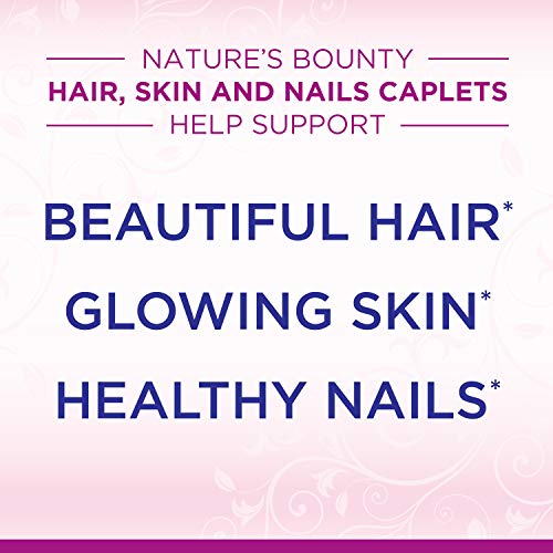 Nature's Bounty Optimal Solutions Hair, Skin & Nails Formula, 60 Coated Caplets