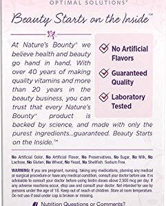 Nature's Bounty Optimal Solutions Hair, Skin & Nails Formula, 60 Coated Caplets