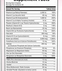 Nature's Bounty Optimal Solutions Hair, Skin & Nails Formula, 60 Coated Caplets