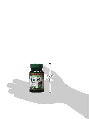 Nature's Bounty Lutein Pills, Eye Health Supplements and Vitamins, Support Vision Health, 20 mg, 40 Softgels