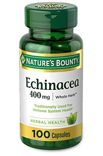 Echinacea by Nature's Bounty, Herbal Supplement, Supports Immune Health, 400mg, 100 Capsules