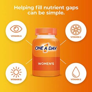 One A Day Women’s  Multivitamin Gummies, Supplement with Vitamin A, Vitamin C, Vitamin D, Vitamin E and Zinc for Immune Health Support*, Calcium & more, 80 count