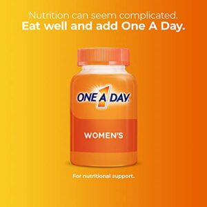 One A Day Women’s  Multivitamin Gummies, Supplement with Vitamin A, Vitamin C, Vitamin D, Vitamin E and Zinc for Immune Health Support*, Calcium & more, 80 count