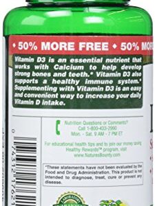 Nature's Bounty, D 2000 Iu Softgels, 150 Count