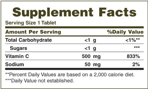 Nature's Bounty, C-500 mg Delicious Chewable w/ Rose Hips Tablets, 90 ct