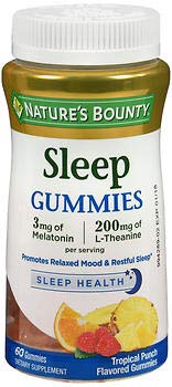Nature's Bounty Sleep Gummies Topical Punch Flavored - 60 ct, Pack of 6