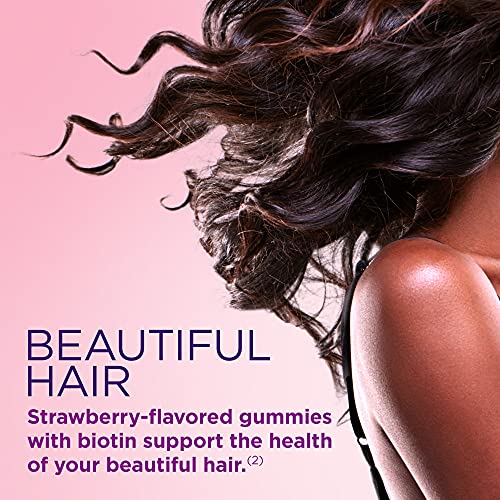 Nature's Bounty Optimal Solutions Hair, Skin and Nails Gummies, 80 ea (Pack of 2)