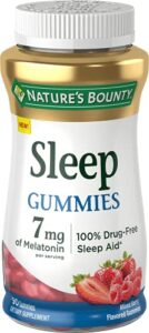 nature’s bounty 7 mg melatonin gummies, mixed berry, 90 count