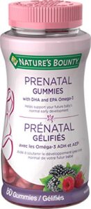 nature’s bounty prenatal gummies, 60 gummies