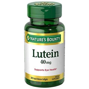 nature’s bounty lutein softgels, 30 count (pack of 2)
