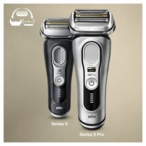 Braun Electric Shaver Head Replacement Part 94M Silver, Compatible with Series 9 Pro and Series 9 Electric Razors for Men