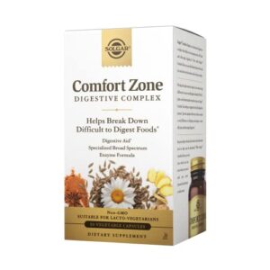 solgar comfort zone digestive complex, 90 vegetable capsules – enzymes for digestion – support the body’s natural digestive process – break down difficult to digest foods – kosher – 90 servings