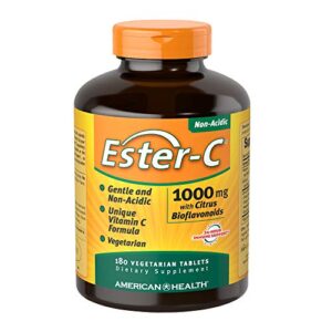 american health product ester c 1000mg with citrus bioflavonoids, tablet 180 count