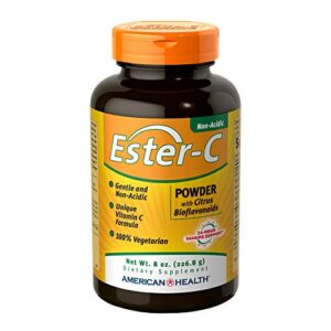 ester-c® 750 mg powder with citrus bioflavonoids 8 oz.